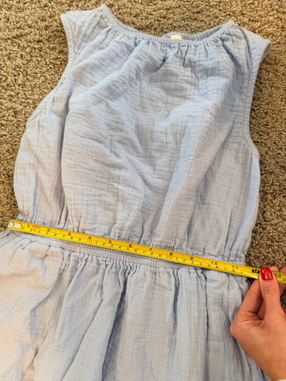 Organic Cotton Coastal Double Gauze Tiered Midi Dress - Nordstrom Pact - Picture 8 of 9